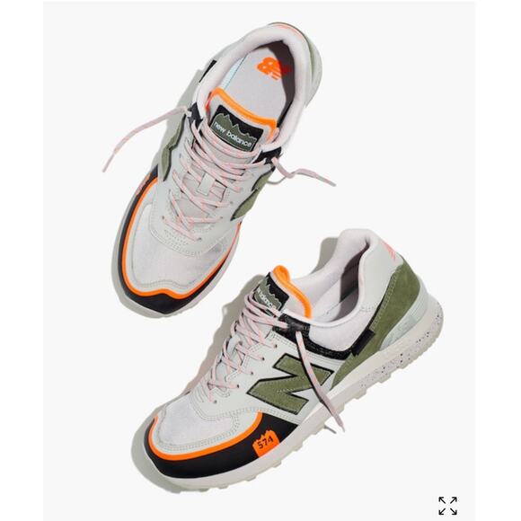 New Balance Other - New Balance Suede 574 All-Terrain Sneakers Men's 8.5  Sz Women's 10 Green Shoes